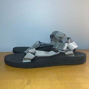 Teva Original Universal Gray Black Sandals Women's Size 11 1003987